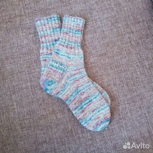 Носки шерстяные женские пушистые