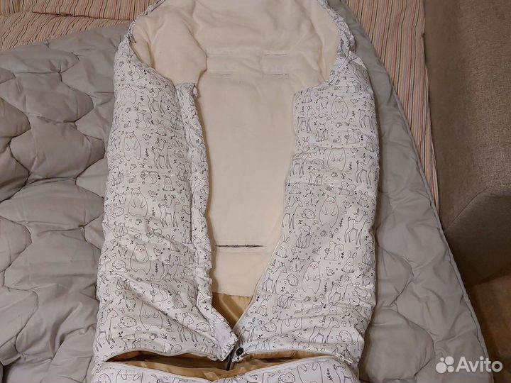 Зимний конверт в коляску