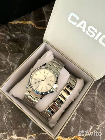 Набор: Часы Casio кварцевые + браслет Nomination