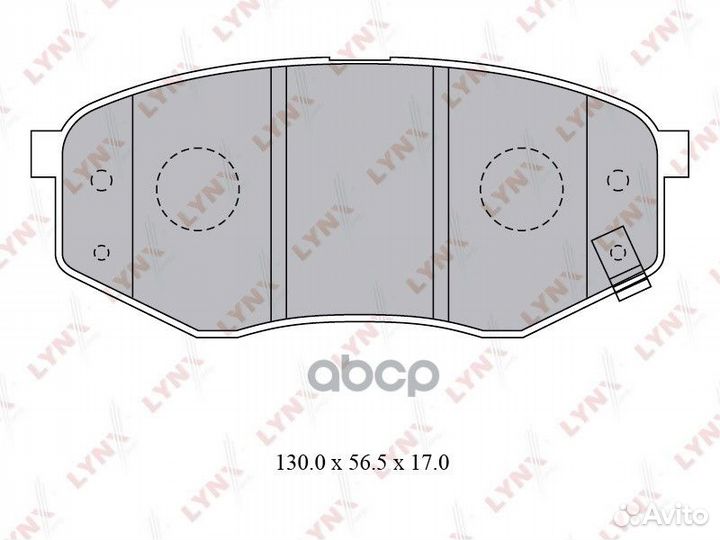 Колодки тормозные передние hyundai Sonata(YF) 2