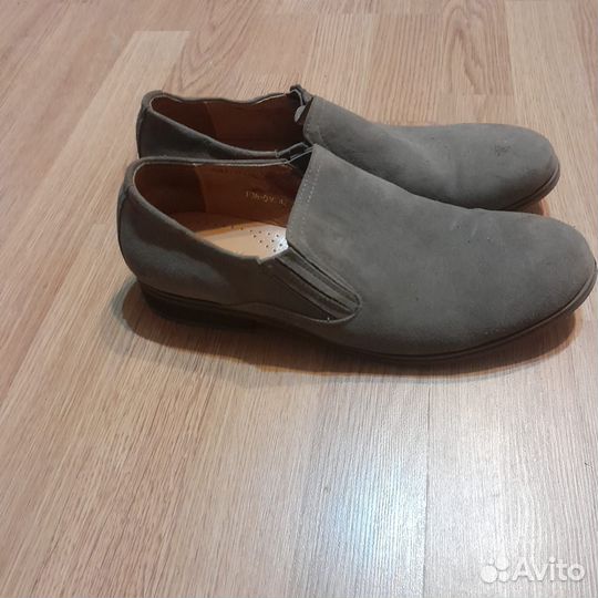 Туфли мужские лоферы 42 р. Новые натур. замша