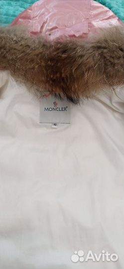 Пуховик moncler детский