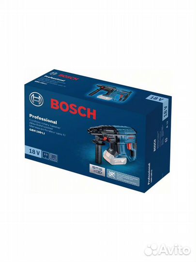 Bosch Аккумуляторный бесщеточный перфоратор GBH 18