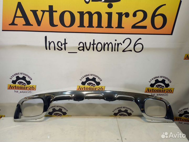 Хром заднего бампера Mercedes GLA-X156