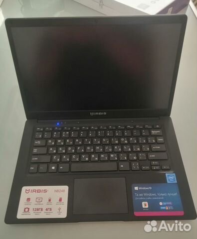 Ноутбук 14,1” irbis NB248 /SSD 128 + M2/ 4GB/ W10 объявление продам