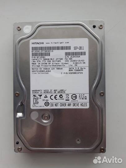 Hdd wd 500gb