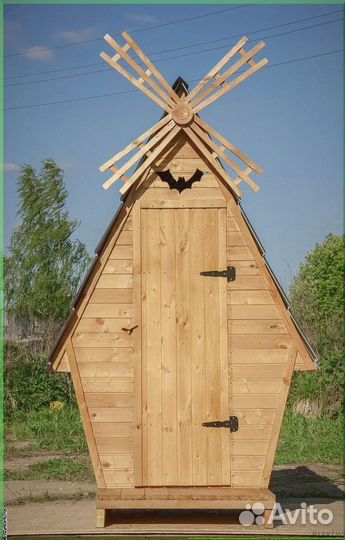 Уличный туалет домик с установкой яйм 356