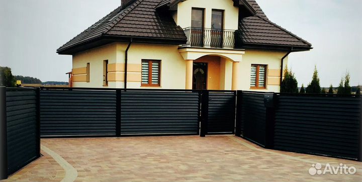 Забор из профлиста ,ворота, калитки быстро