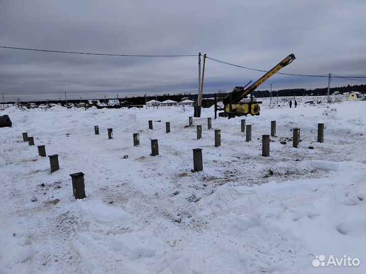 Монтаж винтовых свай винтовые сваи