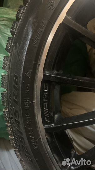 Колеса на mercedes r18 зимние шипованные cla