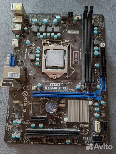 Материнская плата MSI B75MA-E33