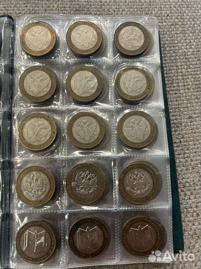 Монета 10 рублей биметалл