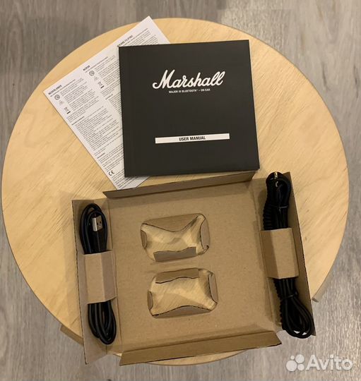 Наушники Marshall major 3 bluetooth Black Новые