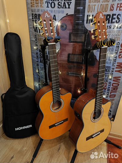 Классическая гитара с подключением 39