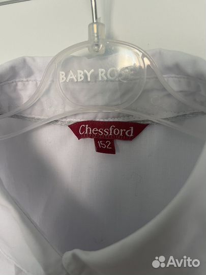 Рубашка школьная доя девочки chessford 152