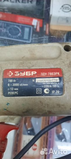 Дрель зубр зду-780эрк