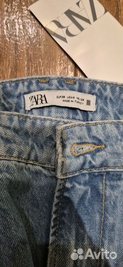 Джинсы zara 38 широкие