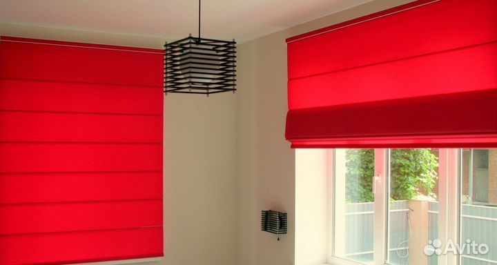Римские шторы и жалюзи
