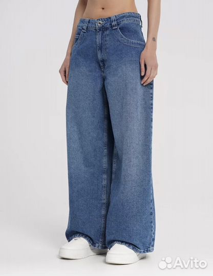 Джинсы очень широкие y2k