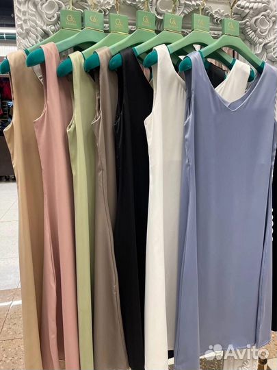 Сарафан натуральный шелк