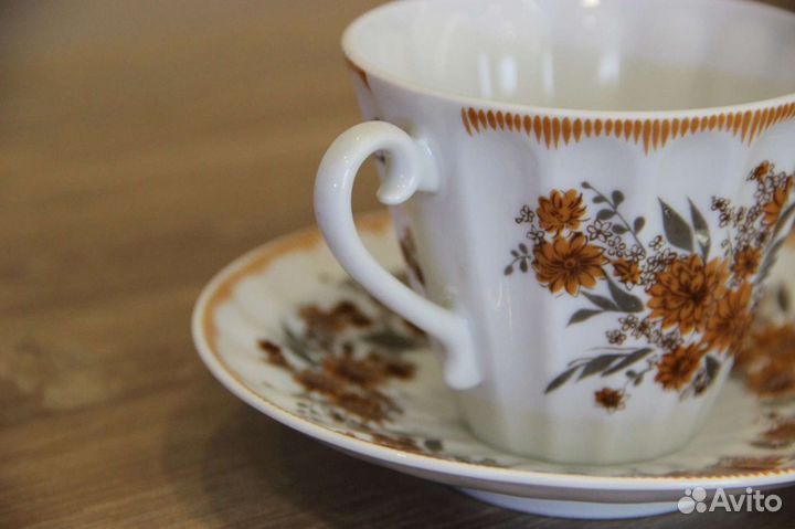 Чайная пара лфз костяной фарфор