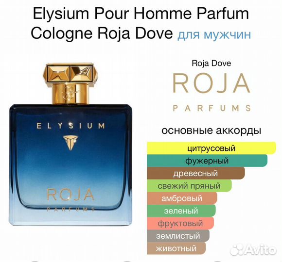 Roja elysium духи оригинал