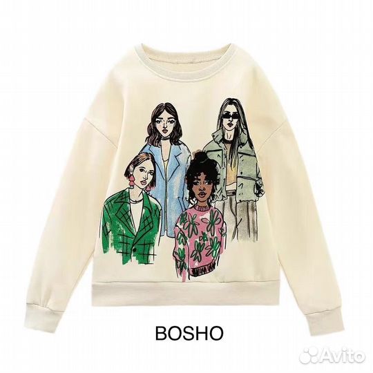 Тостовка, свитшот, худи в стиле Zara