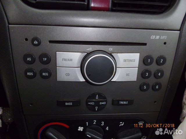 Магнитола штатная Опель Корса С