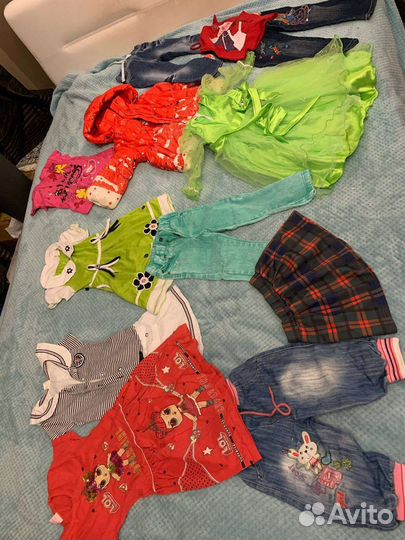 Вещи пакетом на девочку 2 -3 года