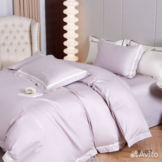 Постельное бельё однотонное blumarine