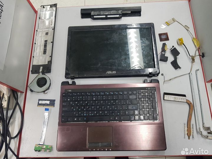 Asus K53SK в разборе, платы нет