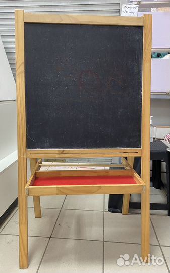 Доска для рисования мел+маркер двусторонняя Икея