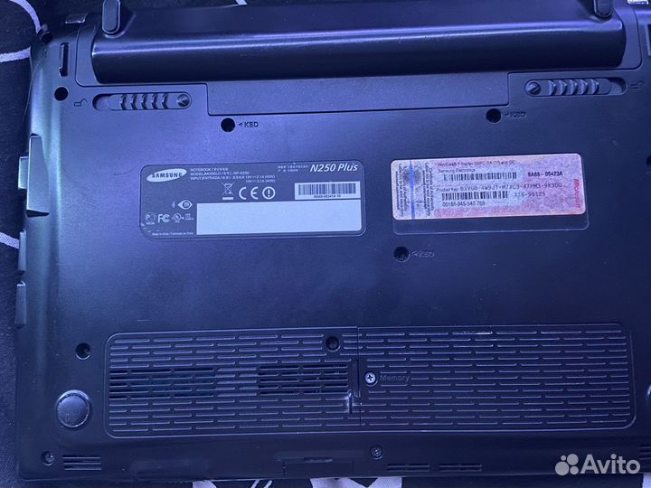 Samsung нетбук N250plus