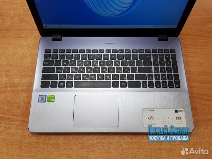 Ноутбук Asus c Core i5, GeForce 2Gb, 8Gb, SSD+HDD