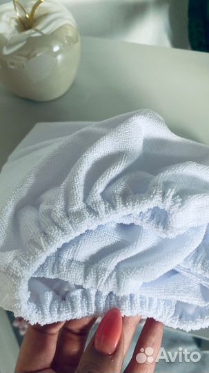 Наматрасник на резинке на кроватку детскую