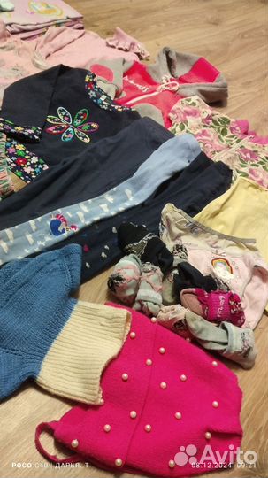 Вещи пакетом для девочки 98