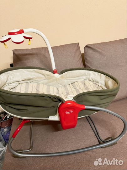 Детская люлька качалка для малыша до 6 месяцев