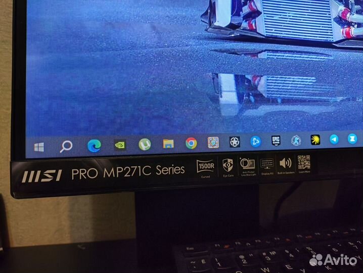 Монитор MSI Pro mp271c 75гец