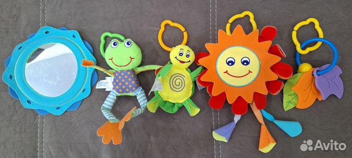 Развивающий коврик tiny love и акваковрик