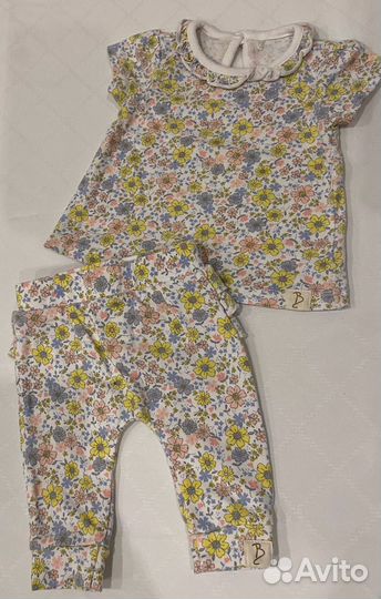 Комплект одежды на девочку 0-3 мес