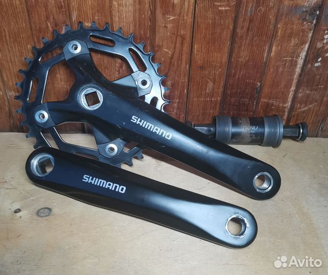Система шатунов Shimano m361 175мм