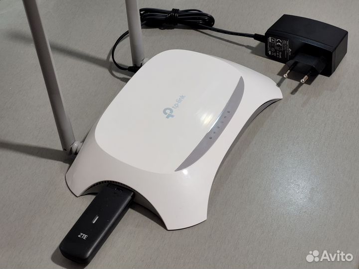 TP-Link TL-WR842 v5 и 4G USB модем ZTE MF823D