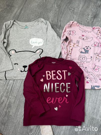 Одежда на девочку 80 86 пакетом