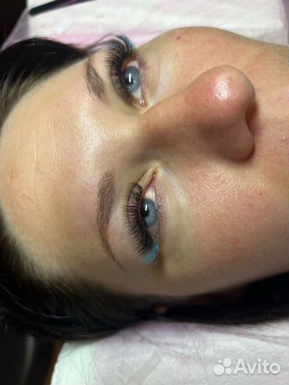 Наращивание ресниц и брови
