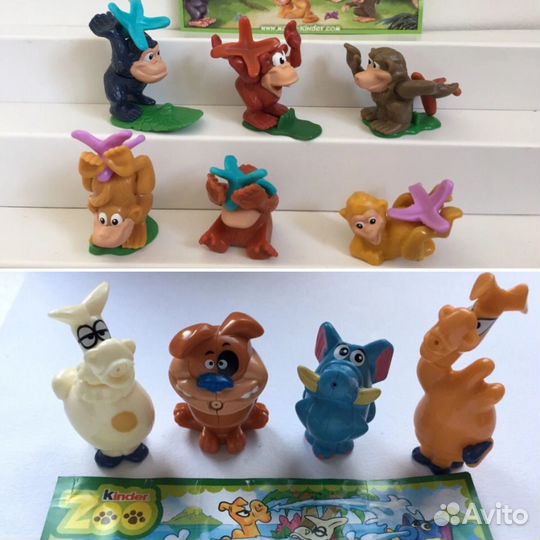 Игрушки из киндера старая сборка