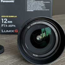 Объектив panasonic summilux 12 mm f 1.4 leica