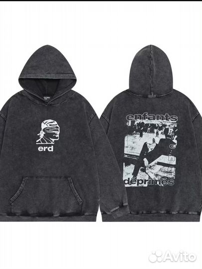 Худи Enfants Riches Deprimes с капюшоном черное