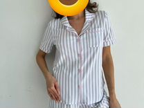 Пижама женская с шортами из хлопка