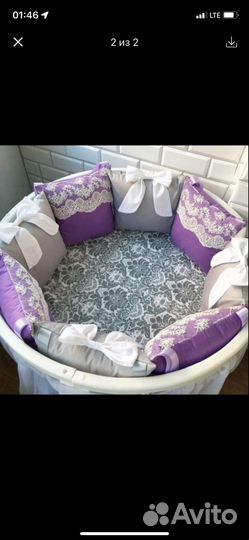 Бортики в кроватку