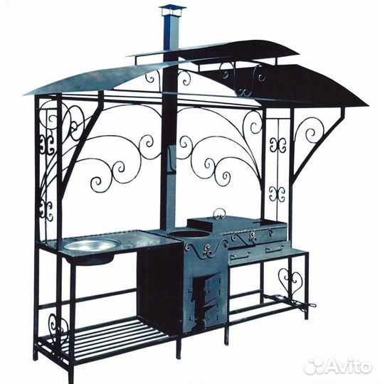 Мангалы, барбекю, коптильня, банные печи